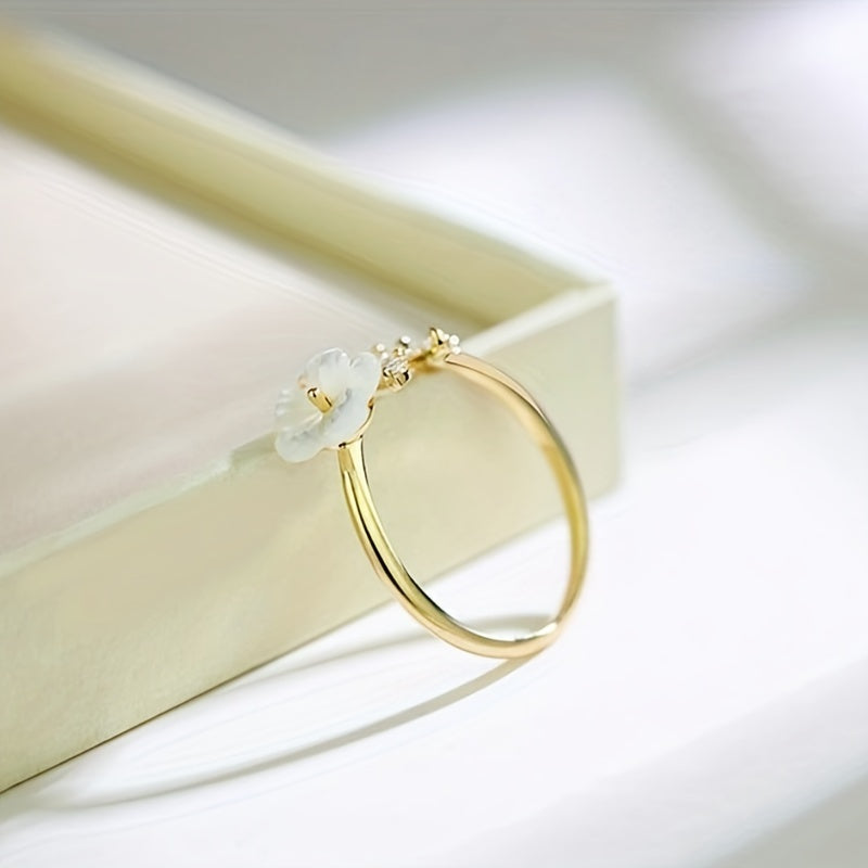Elegant Blossom Floral Ring – Floral Collection.