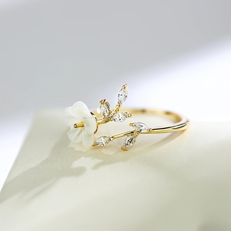 Elegant Blossom Floral Ring – Floral Collection.